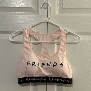 NWT - Pink Friends Sports Bra